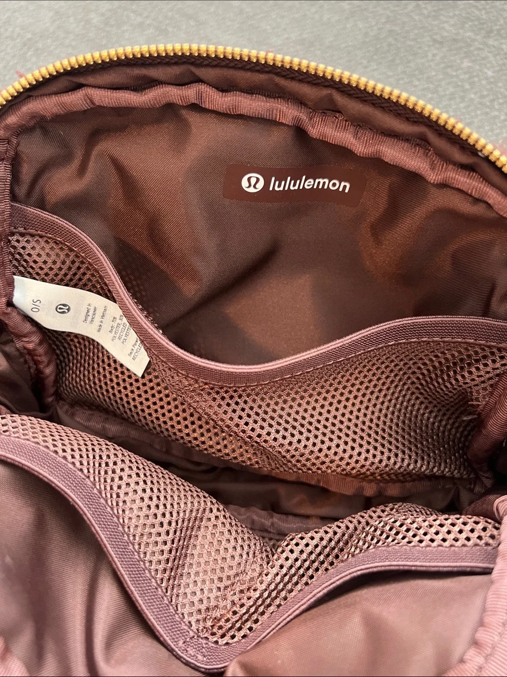 lululemon athletica Brown Sherpa Belt Bag